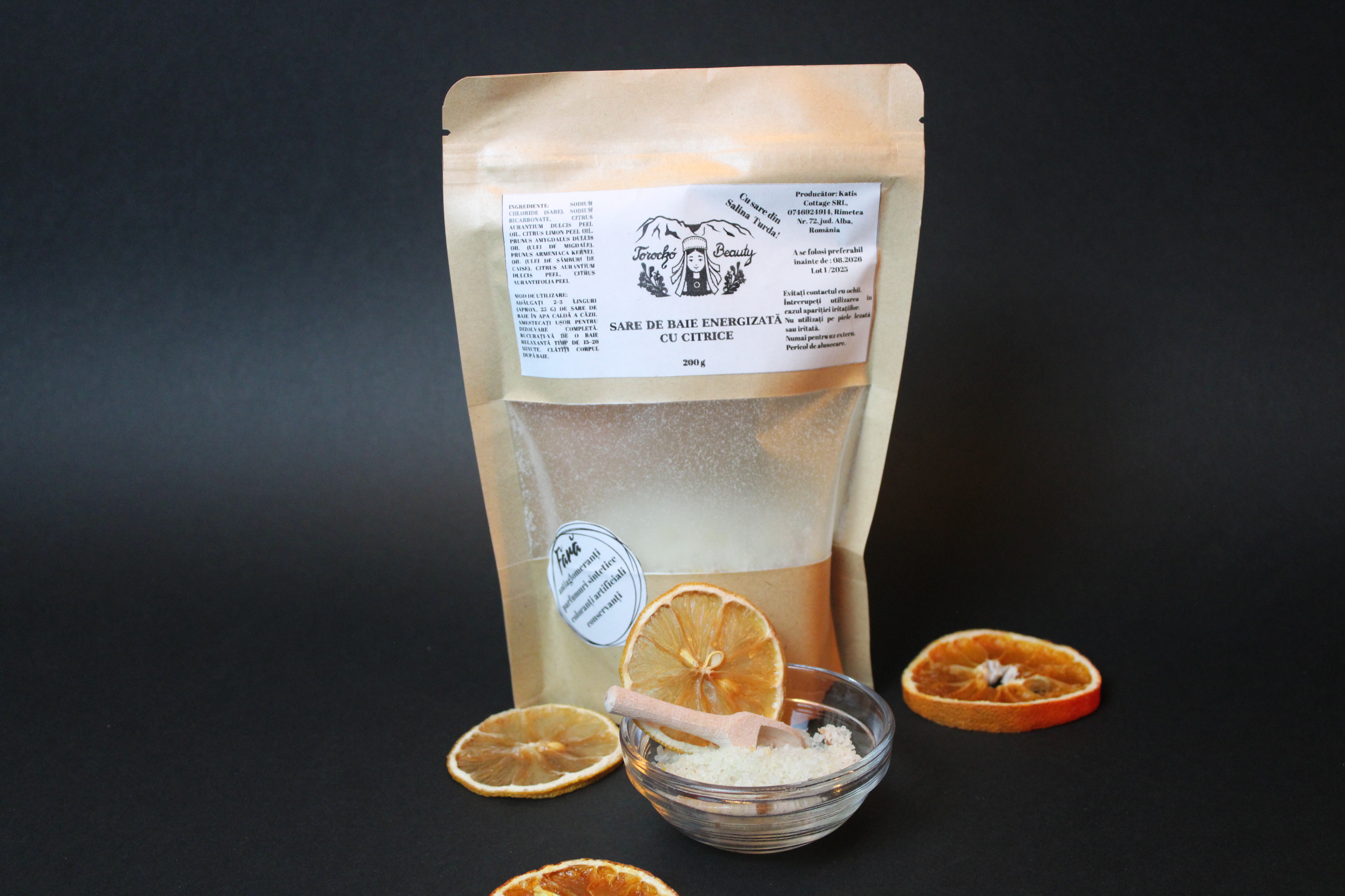 Sare de baie cu citrice